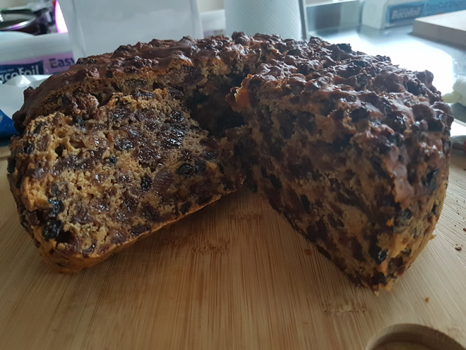 Fruit Cake with 3 ingredients