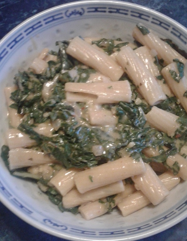Spinach and pasta