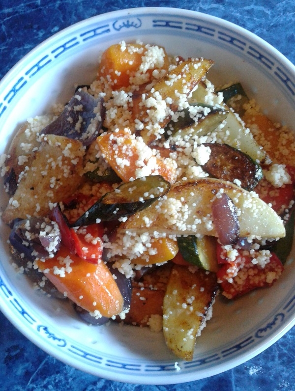 Roast vegetables with Cous - Cous